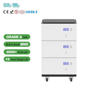 Batterie solaire Lifepo4 60KWH 51.2V 600AH, système de stockage d'énergie domestique, batterie lithium-ion, sortie AC 110kg 50kw - Product Image 1
