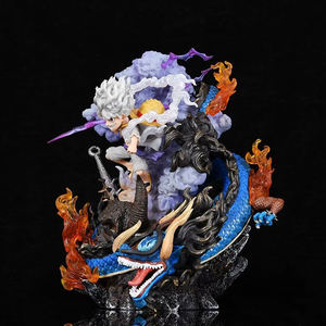 Productos de 21cm Figuras Anime versión juguetes de plástico de alta calidad Modelo <span class=keywords><strong>figura</strong></span> <span class=keywords><strong>One</strong></span> Pieced Gear 5 Luffy Joy Boy Nika Gear 5 VS <span class=keywords><strong>Kaido</strong></span> - Product Image 3