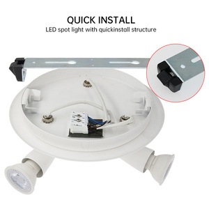 <span class=keywords><strong>Spot</strong></span> réglable à rotation multidirectionnelle Gimbal rond <span class=keywords><strong>Spot</strong></span> de plafond rotatif réglable à 360 degrés - Product Image 4