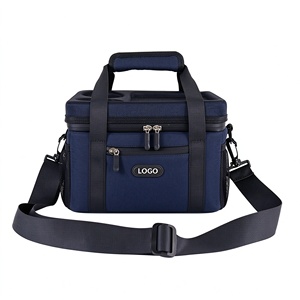Sac isotherme élégant pour femme, vintage, en polyester, pour l'été, avec porte-gobelet, durable, imperméable, portable, pour usage extérieur, sac à main - Product Image 2