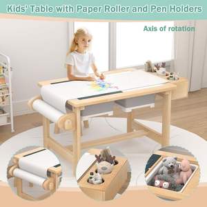 Mesa Sensorial Infantil WDF Ecológica de Madera de Buena Calidad, Mesa de Estudio para Niños, Mesa Sensorial para Niños Pequeños de 3 a 5 Años - Product Image 4