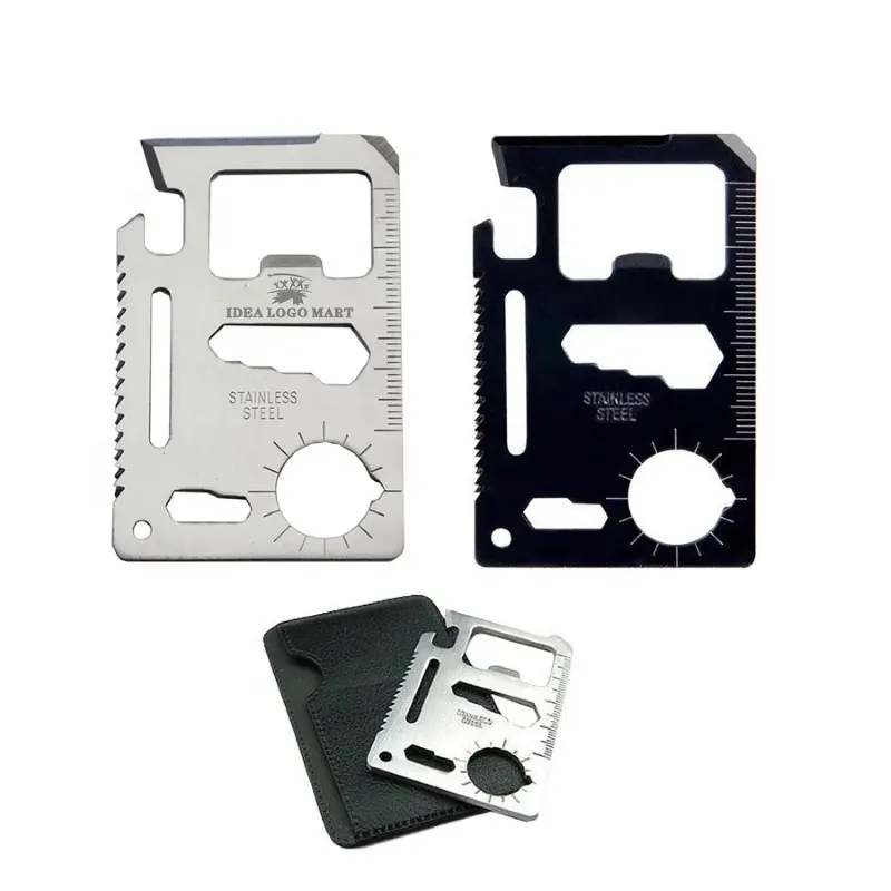 Multifunction stainless steel tool card for survival