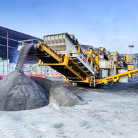 Concasseur mobile VSI pour sable 260 TPH pour carrière de granit à faible consommation de diesel