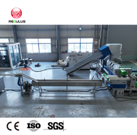 Ligne de granulation et de pelletisation à double extrusion pour films et emballages en PP, PE, PA, haute capacité, avec compacteur, certifiée CE