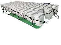 Supports de caméra d'antenne haute vitesse IP66 à capacité de charge de 50 kg, RS-485 Pelco D RJ45, positionneur panoramique et inclinable robuste, unité panoramique et inclinable