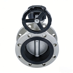 Válvula de Giro Manual de Acero Inoxidable 304 con Brida y Sello EPDM DN50-DN200 Modelo D341X-16P para Suministro de Agua con Sellado Suave - Product Image 5