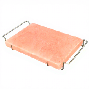 Custom Designed Himalayan Salt Cooking Block Durable Heat Resistant Stainless Steel <b>Frame</b> for Love Grill Plate 1.5x8x12 inch - Product Image 1