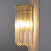 Lampe murale LED en fer quadrangulaire pour salle de bain, hôtel, chambre à coucher, salle à manger, salon