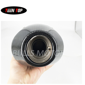carbono completa universal <span class=keywords><strong>moto</strong></span> silenciador de escape 450mm para 400 ~ 1200CC de deporte bicicleta streetbike de escape - Product Image 2