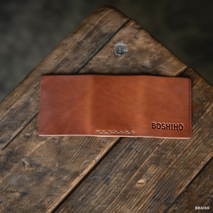 Boshiho Slim Minimalist Portable Front Pocket <b>Rfid</b> <b>Blocking</b> <b>Wallet</b> Bifold Business Style Italian Cow Leather Money Clip - Product Image 5