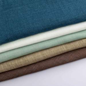 Prix usine 100% pur <span class=keywords><strong>lin</strong></span> tissu à carreaux écologique finition douce technique tissée respirant plaine teint garçon fille chemises - Product Image 5