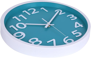 Hiện Đại Nhựa Đồng Hồ Treo Tường Im Lặng Không-ticking Pin Hoạt Động 3D Số Lượng Lớn Nhà Cung Cấp Thạch Anh Kỹ Thuật Số Cho Phòng Khách Vị Trí - Product Image 2