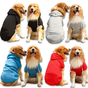 Professional Factory Customize Blank Big Dog Dress Clothes Hoodie Clothes Pet Manufacturers