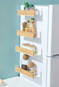Estante magnético de Metal para especias, refrigerador, organizador de almacenamiento de cocina, estante colgante de acero, ahorra <span class=keywords><strong>espacio</strong></span> de almacenamiento - Product Image 4