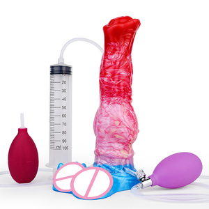 NNSX Cheval Gode Squirt Adult Sex Toys Éjaculant Butt <span class=keywords><strong>Plug</strong></span> avec Enema Gode <span class=keywords><strong>Gonflable</strong></span> Noeud Épais Stimulateur Anal pour Hommes <span class=keywords><strong>Gay</strong></span> - Product Image 6