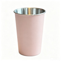 Mug isotherme classique en acier inoxydable 304 de 400 ml, écologique, portable, anti-chute, avec logo personnalisé, coffret cadeau pour