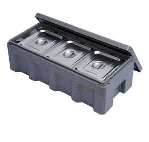 Boîtes isothermes personnalisées DFS01 en EPP pour la chaîne du froid, pour le transport et le stockage d'aliments congelés. - Product Image 1