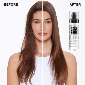 Spray pour <span class=keywords><strong>cheveux</strong></span> apaisant à la kératine végétalienne personnalisé traitement nourrissant sans rinçage qui réduit la sécheresse des frisottis rend les <span class=keywords><strong>cheveux</strong></span> lisses et pendants - Product Image 2