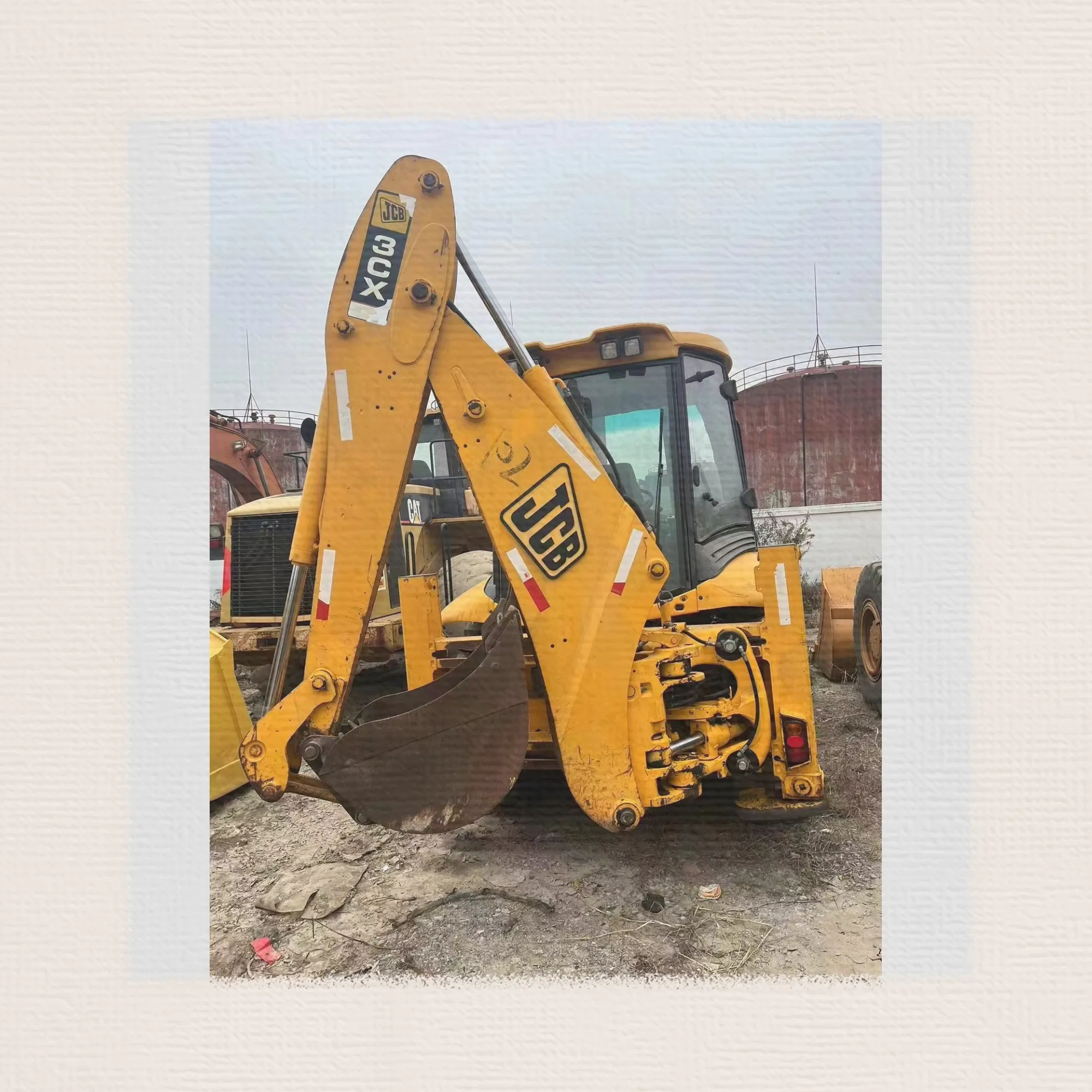 Used Original JCB 3CX jcb3cx Wheel Loader contractor loader backhoe 8ton On Sale