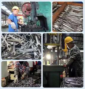 12 pièces métrique réglable 8-19mm clé à douille ensemble avec étui Durable Cr-V acier trousse à outils à main usage domestique <span class=keywords><strong>Garage</strong></span> comprenant 17mm taille - Product Image 4