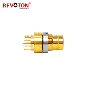 Suministro de fábrica 1,6-5,6 hembra Jack Bulkhead 1,6/5,6 L9 para Flex <span class=keywords><strong>Pcb</strong></span> Cable Edge Rf Conector coaxial Convertidor Connecteur (RF) - Product Image 2