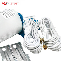 Antenne Canon 4G LTE SMA Mâle avec Adaptateur TS9 800-2700MHz Antenne Extérieure à Gain Élevé pour Routeur