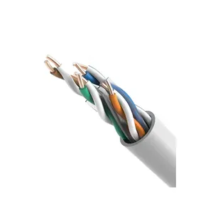 Stock Cat6 Cat5e network spiral cable retractable coiled braided utp cable network jumper cable