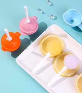 Lollipop Kreative Kindliche Eisform Hausgemachte Eis am Stiel Eis gitter Whisky Cocktail Runde Eisform - Product Image 3