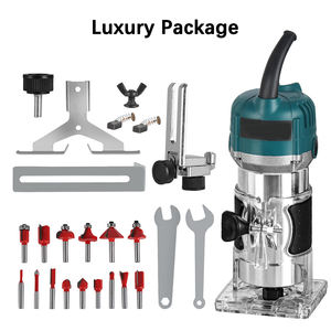 Yeni 800w elektrikli el düzeltici freze ahşap işçiliği ahşap freze yerleştirme makinesi ahşap oyma makinesi ile taşıma çantası - Product Image 4