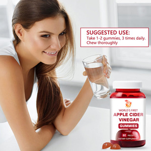 Manufacturer Direct Apple Cider <b>Vinegar</b> Gummies for Healthy Metabolism with Folic Acid & B12 <b>Vinegar</b> Supplement - Product Image 6
