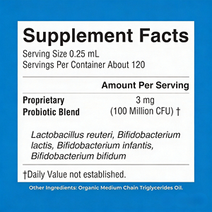 Gotas de Aceite Probiótico Líquido para Bebés, Suplemento Dietético, Fórmula Personalizada, Apoyo a la Salud <span class=keywords><strong>Intestinal</strong></span>, Alivio de la <span class=keywords><strong>Diarrea</strong></span> y el Estreñimiento, Fabricación GMP OEM - Product Image 4
