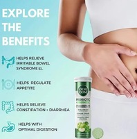 Comprimés effervescents de probiotiques et d'enzymes digestives OEM/ODM pour le soutien de la santé intestinale et le bien-être digestif quotidien des adultes