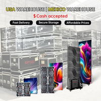 Pequeño paso P2.5 640x480mm Gabinete Mini MicroLED 4K Video Wall P0.6 1,5 p Estructura libre completa Interior 3840Hz Pantalla LED