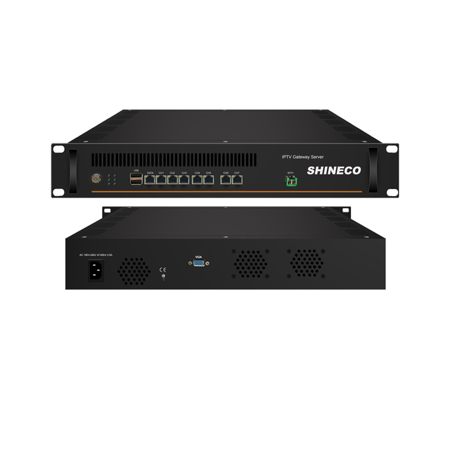 IP Protocol M3U HLS to HTTP RTMP HLS UDP SRT Converter IPTV Gateway