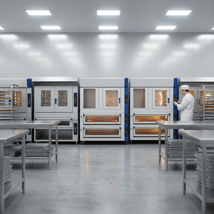 Ticari Otomatik Elektrikli Döner Fırın Fermantasyon Kabini 380V Dijital Kontrollü Yüksek Verimli Unlu Mamuller Ekipmanı - Product Image 1