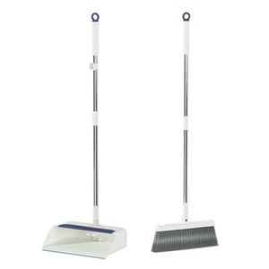 2 In 1 Broom And Dustpan Set Aluminum Handle Plastic Dustpan For Floor Cleaning Household Use - Product Image 5