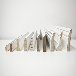 Chất lượng cao màu trắng primed thông gỗ mouldings MDF mouldings sơn mouldings không thấm nước trang trí ván chân tường - Product Image 2