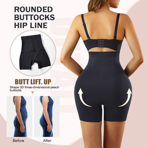 Gaine <span class=keywords><strong>Cycliste</strong></span> Grande <span class=keywords><strong>Taille</strong></span> BBL avec Shorts Fessiers Remonte-Fesses Galbant Colombien <span class=keywords><strong>Gainant</strong></span> Ventre Plat - Product Image 5