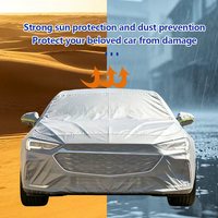 Housse de voiture intelligente solaire entièrement automatique, imperméable, en tissu, avec protection UV à 95 %, résistante aux rayures, télécommande intelligente, déverrouillage rapide