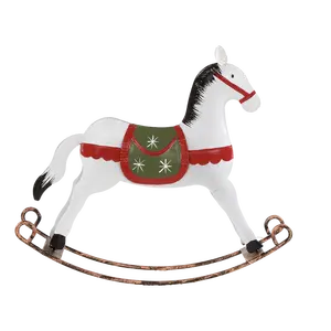 Indoor Home Decor DIY Animal Table Xmas Ornaments Rocking Horse Christmas Tabletop Decoration