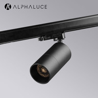 ALPHALUCE Projecteur sur rail GU10 de haute qualité, spot LED réglable et facilement remplaçable