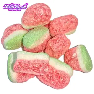 Minicrush 2024 New freeze-dried gummy Bag Packaged Gummy Candy customized sour watermelon candy