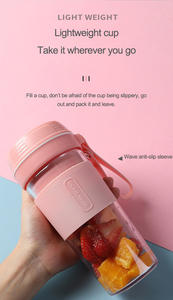 <span class=keywords><strong>Mini</strong></span> mixeur électrique USB rechargeable, smoothie haute vitesse, <span class=keywords><strong>blender</strong></span> portable, presse-agrumes en plastique pour la maison - Product Image 4