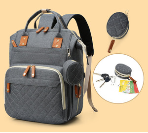 Yeni Gelen Bebek Bezi Sırt Çantası Açık Hava Anne Çantası Seyahat Sırt Çantası Bebek Bezi Düzenleyici Saklama Anne Bezi Çantası - Product Image 5