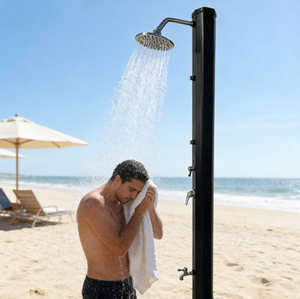 Doccia Solare Ottagonale JADE 35L per Esterni |   Doccia ad acqua solare per giardino, piscina, campeggio - Product Image 5