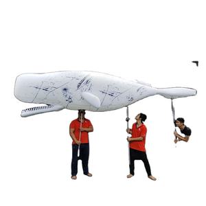 Baleia Inflável Personalizada para Desfile, Baleia Spermática Inflável com Suporte - Product Image 1
