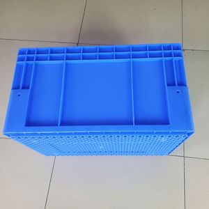 <b>Blue</b> Plastic <b>Storage</b> Crate 600x400x330mm Stackable For Logistics And Organization - Product Image 4