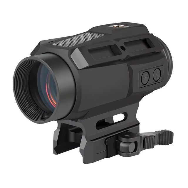 For STALKER HY9312-1 Adjustable 1x30 Auto Shutoff Solar Panel Red Dot Sight Rechargeable Reticle Scope Tactical Hunting