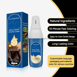 DYE EMPEROR Shampoo Copri Capelli Grigi <span class=keywords><strong>con</strong></span> Tintura Naturale Vegetale, Deposito Istantaneo del Colore, Senza <span class=keywords><strong>Ammoniaca</strong></span>, Delicato sui Capelli - Product Image 2