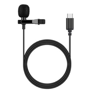 1,5 M de longitud <span class=keywords><strong>DJI</strong></span> Pocket 3/4 tipo C <span class=keywords><strong>Mini</strong></span> solapa Lavalier Clip-on micrófono de condensador para <span class=keywords><strong>DJI</strong></span> Action <span class=keywords><strong>2</strong></span>/3/4 Cámara deportiva - Product Image 1